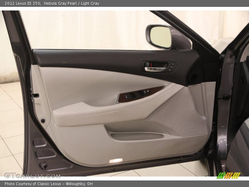 Nebula Gray Pearl / Light Gray 2012 Lexus ES 350