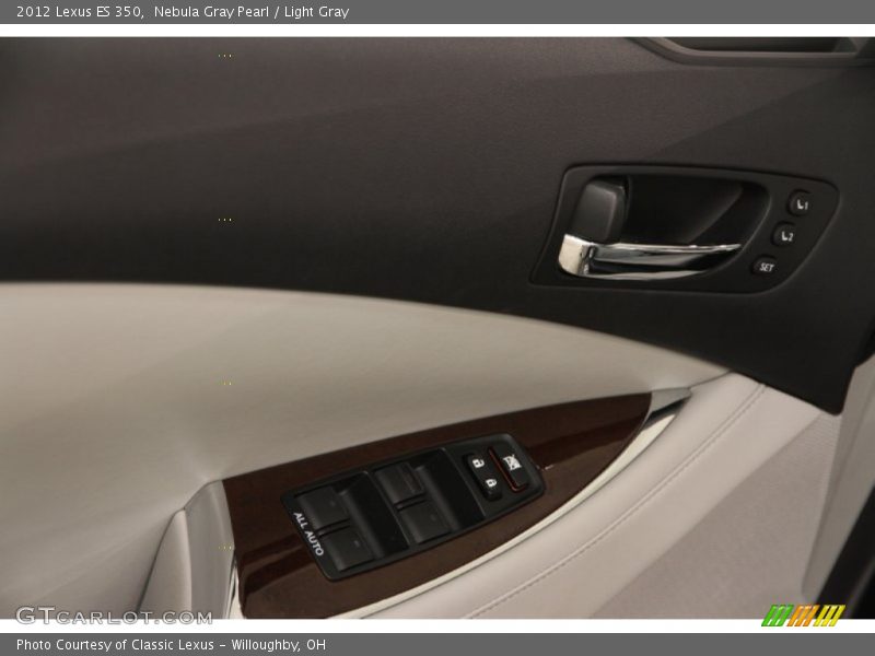 Nebula Gray Pearl / Light Gray 2012 Lexus ES 350