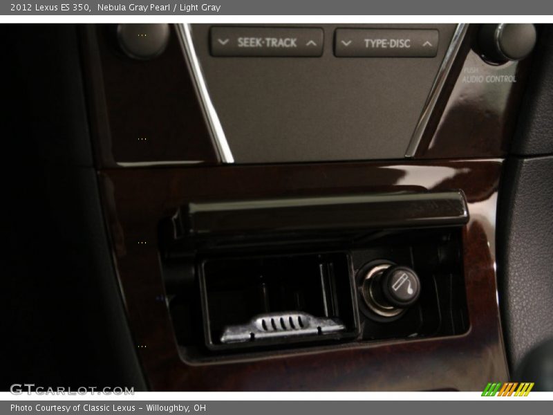 Nebula Gray Pearl / Light Gray 2012 Lexus ES 350
