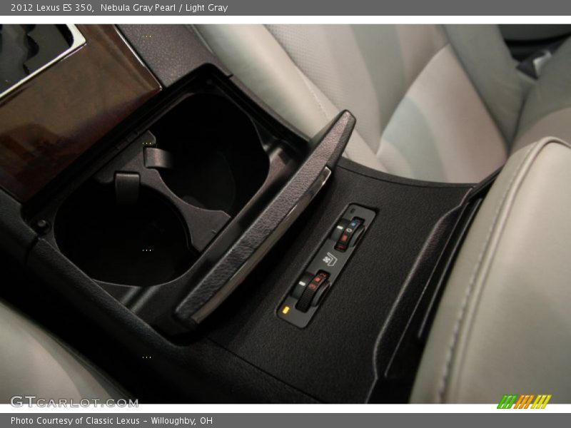 Nebula Gray Pearl / Light Gray 2012 Lexus ES 350