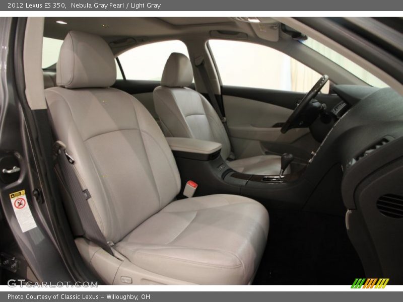 Nebula Gray Pearl / Light Gray 2012 Lexus ES 350