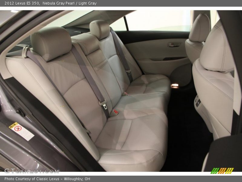 Nebula Gray Pearl / Light Gray 2012 Lexus ES 350