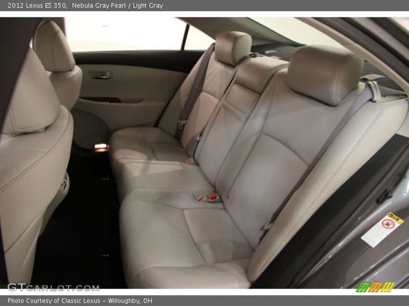 Nebula Gray Pearl / Light Gray 2012 Lexus ES 350