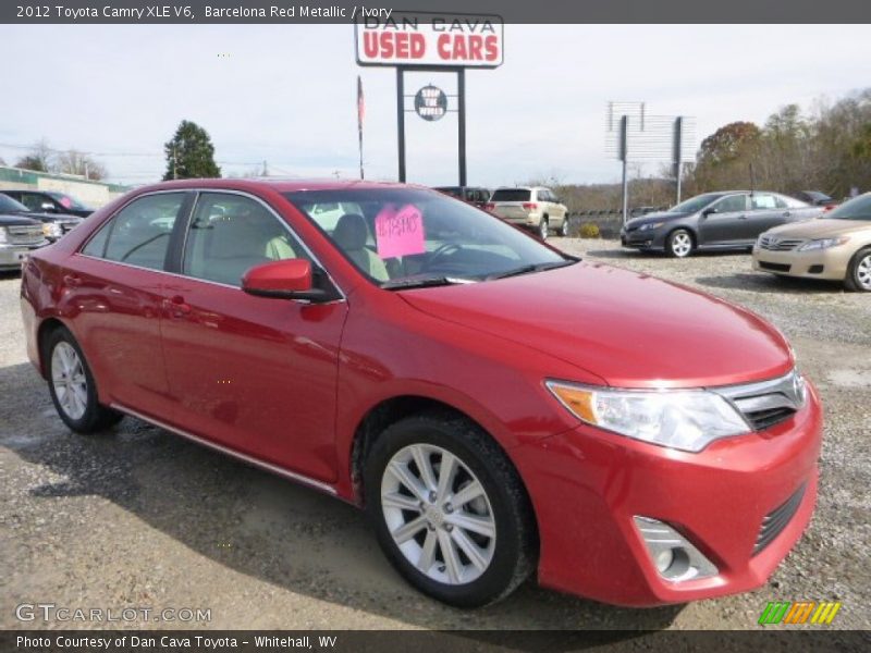 Barcelona Red Metallic / Ivory 2012 Toyota Camry XLE V6