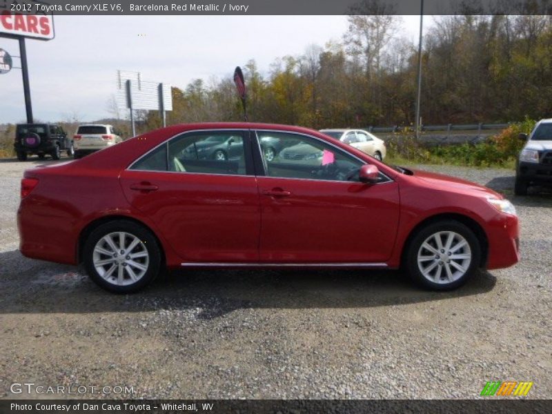 Barcelona Red Metallic / Ivory 2012 Toyota Camry XLE V6