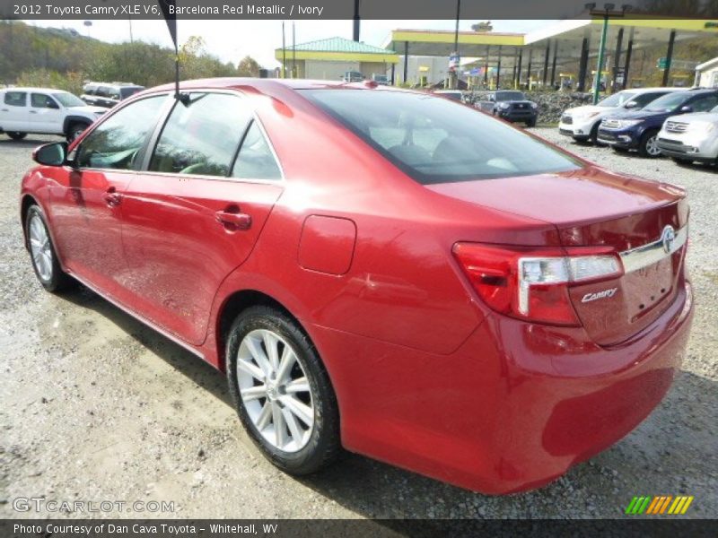 Barcelona Red Metallic / Ivory 2012 Toyota Camry XLE V6