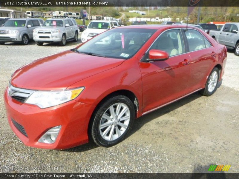 Barcelona Red Metallic / Ivory 2012 Toyota Camry XLE V6