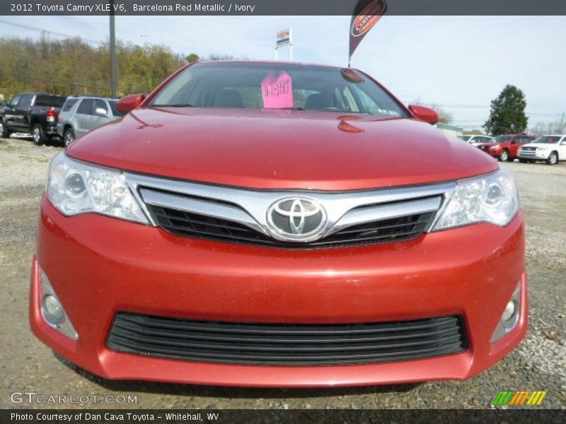 Barcelona Red Metallic / Ivory 2012 Toyota Camry XLE V6