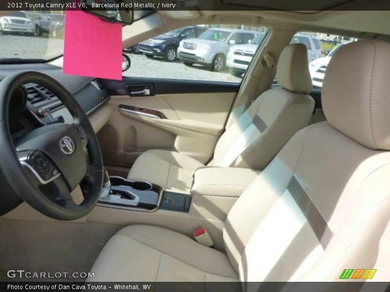 Barcelona Red Metallic / Ivory 2012 Toyota Camry XLE V6