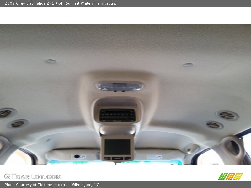 Summit White / Tan/Neutral 2003 Chevrolet Tahoe Z71 4x4