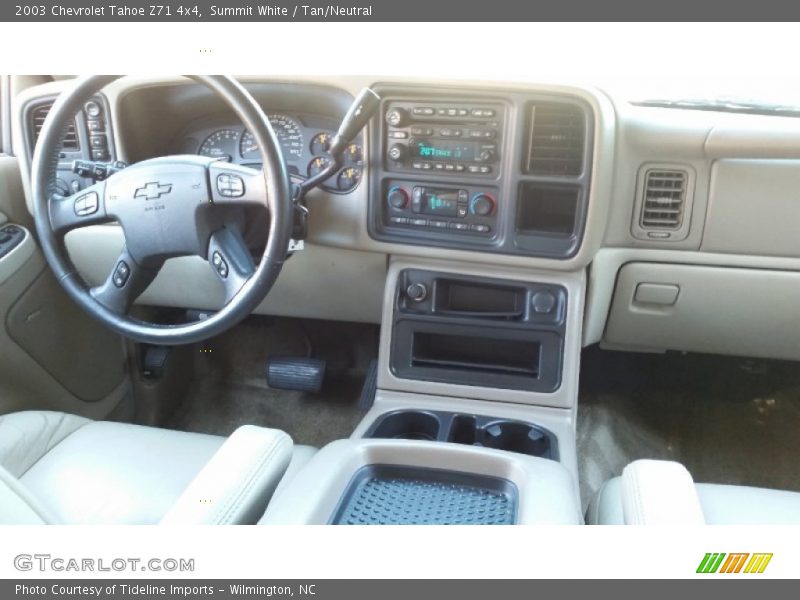 Summit White / Tan/Neutral 2003 Chevrolet Tahoe Z71 4x4