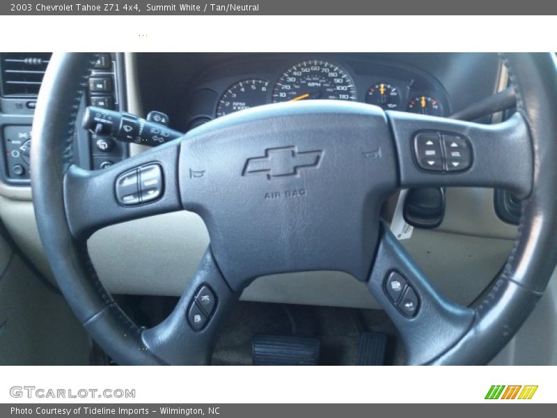 Summit White / Tan/Neutral 2003 Chevrolet Tahoe Z71 4x4