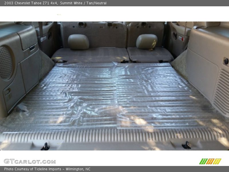 Summit White / Tan/Neutral 2003 Chevrolet Tahoe Z71 4x4