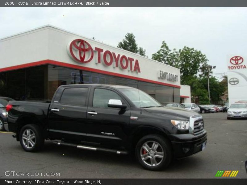 Black / Beige 2008 Toyota Tundra Limited CrewMax 4x4
