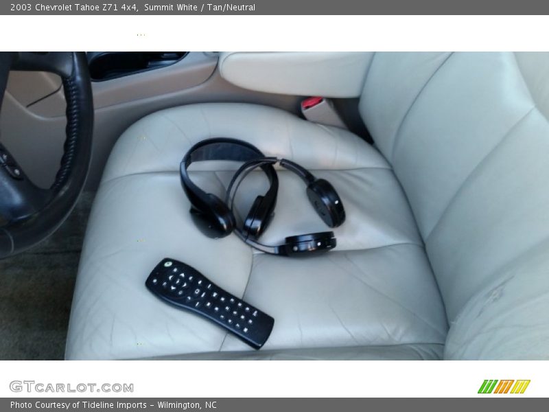 Summit White / Tan/Neutral 2003 Chevrolet Tahoe Z71 4x4