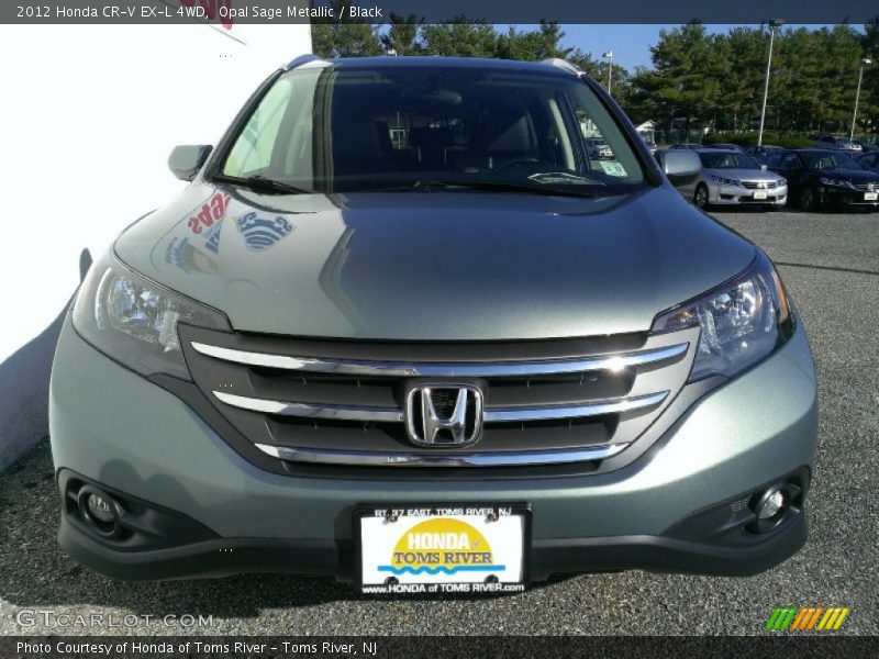 Opal Sage Metallic / Black 2012 Honda CR-V EX-L 4WD