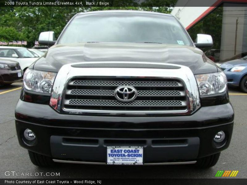 Black / Beige 2008 Toyota Tundra Limited CrewMax 4x4
