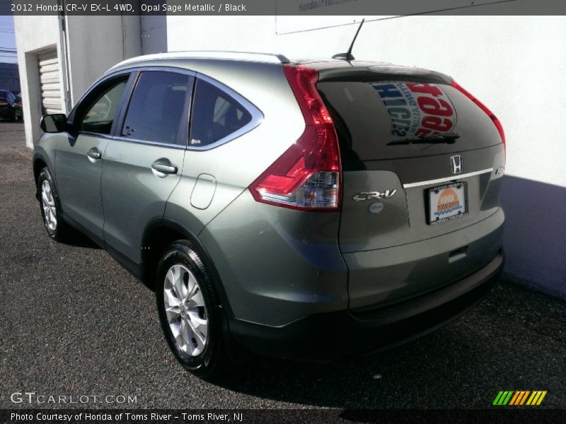 Opal Sage Metallic / Black 2012 Honda CR-V EX-L 4WD