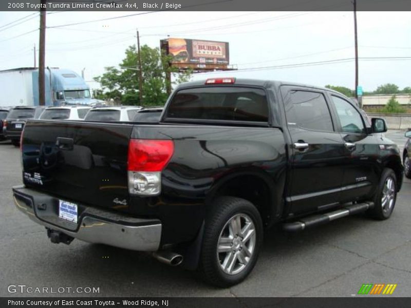 Black / Beige 2008 Toyota Tundra Limited CrewMax 4x4