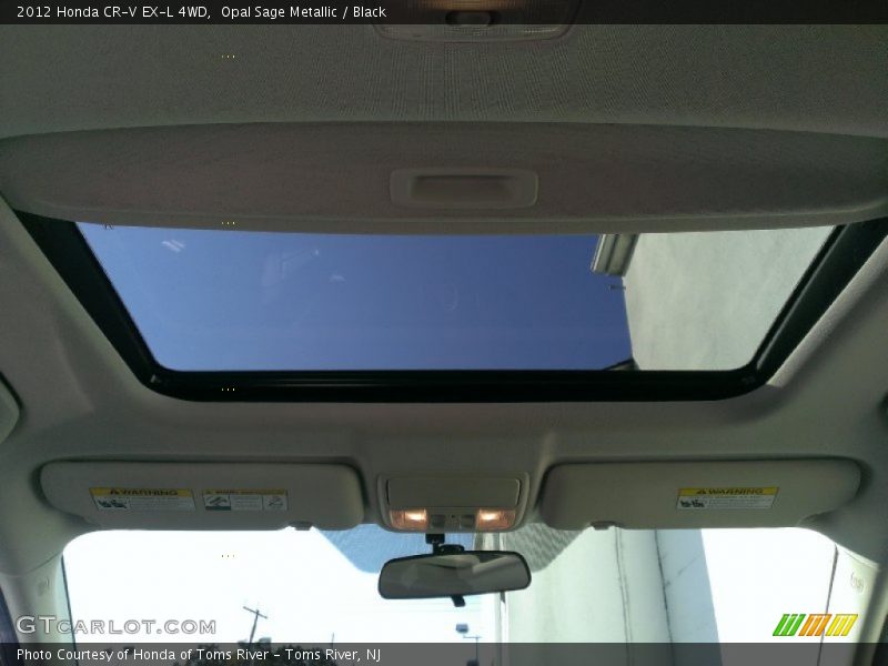Opal Sage Metallic / Black 2012 Honda CR-V EX-L 4WD