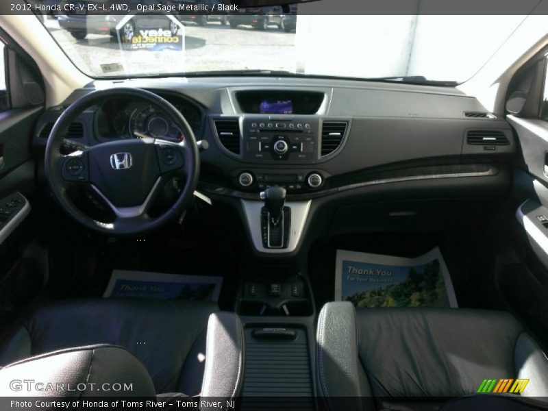 Opal Sage Metallic / Black 2012 Honda CR-V EX-L 4WD