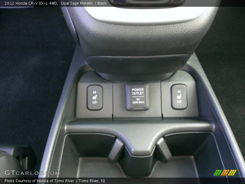 Opal Sage Metallic / Black 2012 Honda CR-V EX-L 4WD