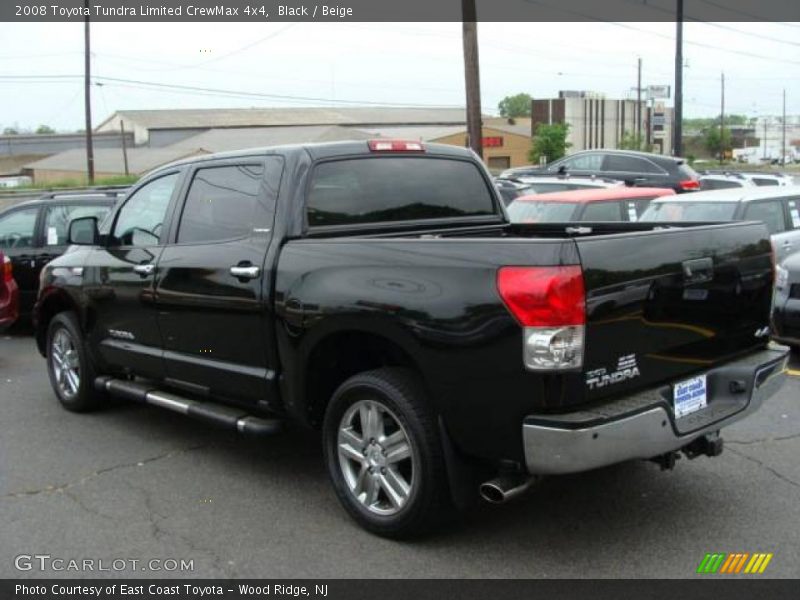 Black / Beige 2008 Toyota Tundra Limited CrewMax 4x4