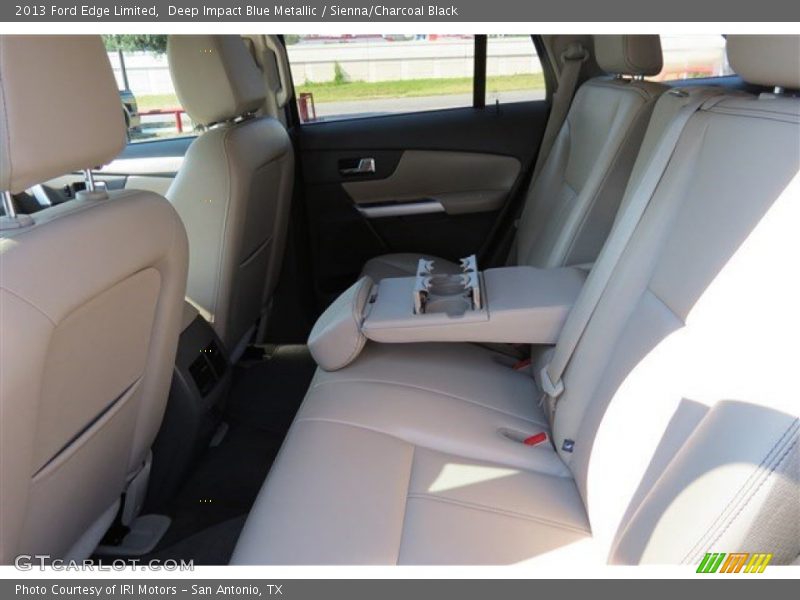 Deep Impact Blue Metallic / Sienna/Charcoal Black 2013 Ford Edge Limited