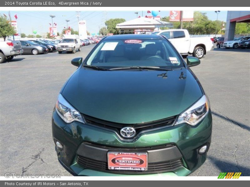 4Evergreen Mica / Ivory 2014 Toyota Corolla LE Eco