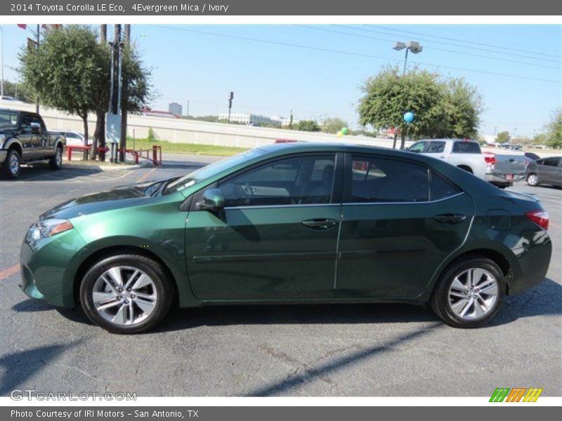 4Evergreen Mica / Ivory 2014 Toyota Corolla LE Eco