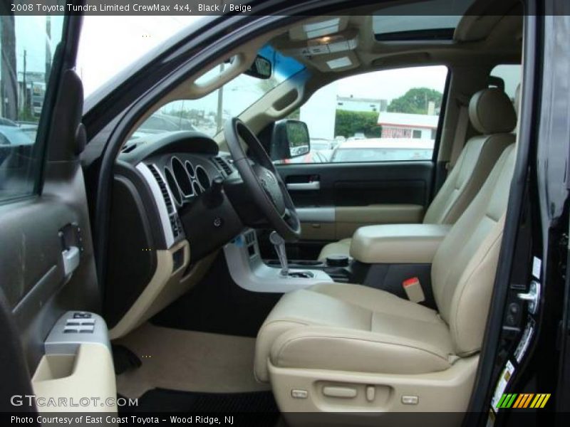 Black / Beige 2008 Toyota Tundra Limited CrewMax 4x4