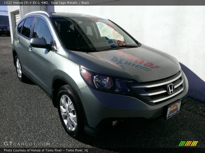 Opal Sage Metallic / Black 2012 Honda CR-V EX-L 4WD