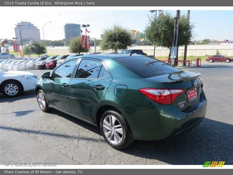 4Evergreen Mica / Ivory 2014 Toyota Corolla LE Eco