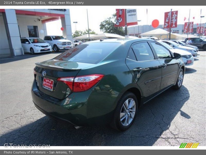 4Evergreen Mica / Ivory 2014 Toyota Corolla LE Eco
