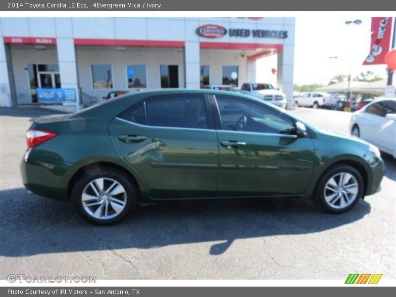 4Evergreen Mica / Ivory 2014 Toyota Corolla LE Eco