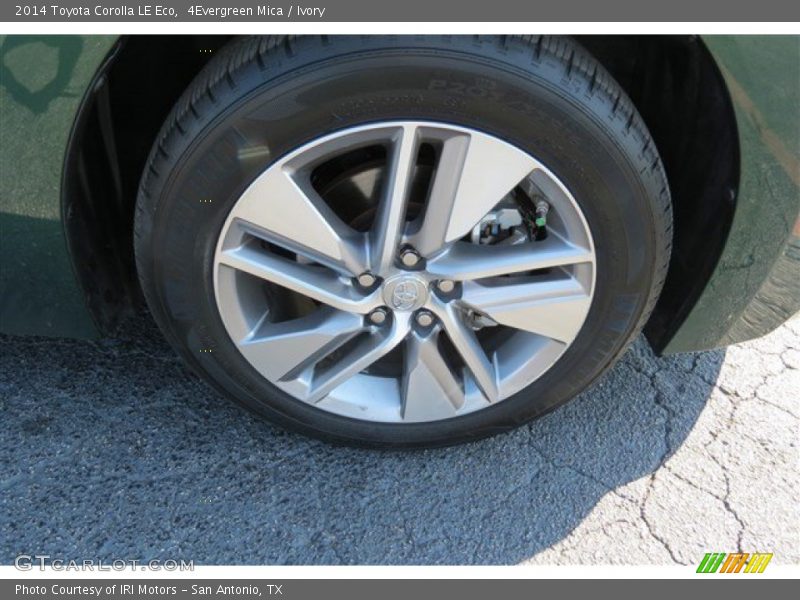 4Evergreen Mica / Ivory 2014 Toyota Corolla LE Eco