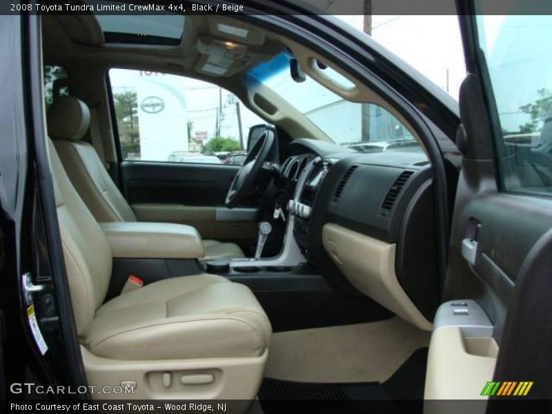 Black / Beige 2008 Toyota Tundra Limited CrewMax 4x4