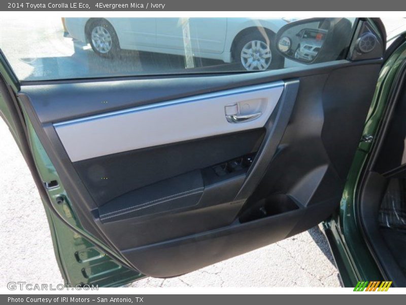 4Evergreen Mica / Ivory 2014 Toyota Corolla LE Eco