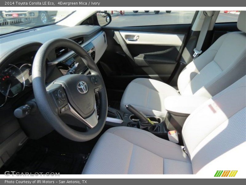 4Evergreen Mica / Ivory 2014 Toyota Corolla LE Eco