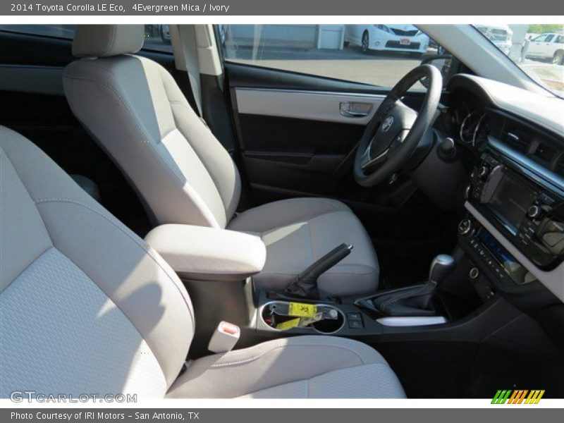 4Evergreen Mica / Ivory 2014 Toyota Corolla LE Eco