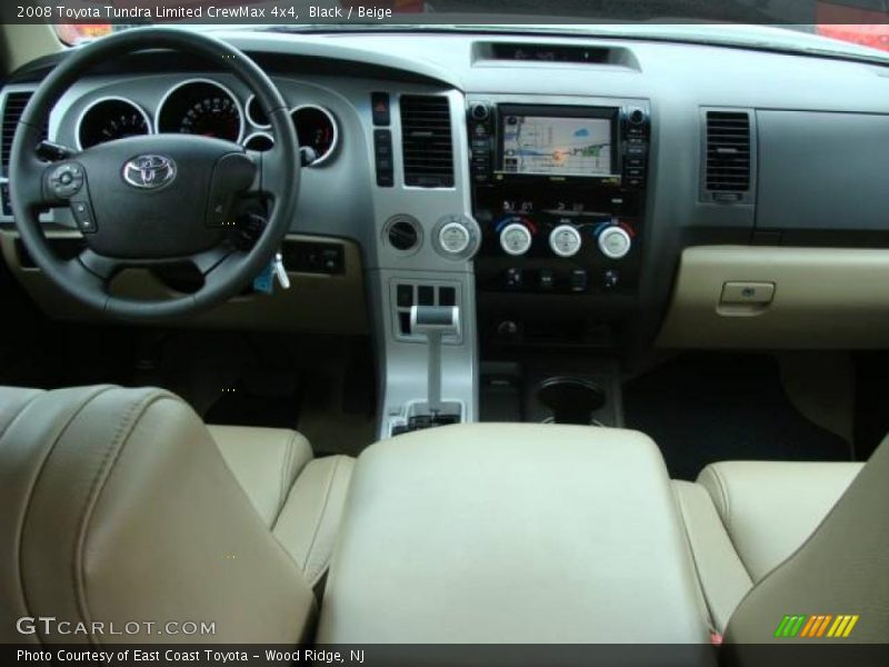 Black / Beige 2008 Toyota Tundra Limited CrewMax 4x4