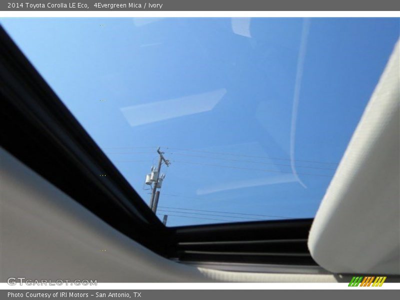4Evergreen Mica / Ivory 2014 Toyota Corolla LE Eco