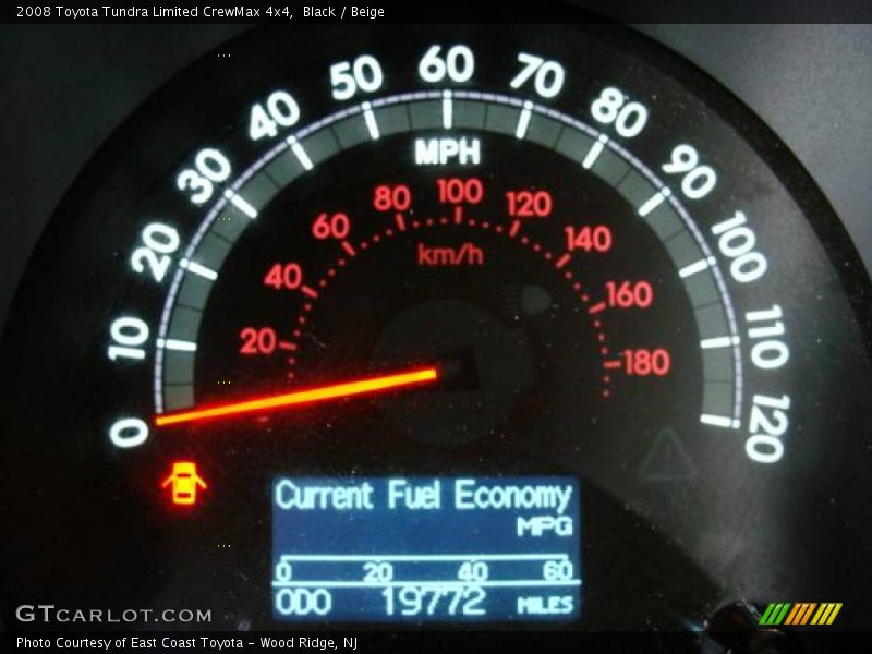 Black / Beige 2008 Toyota Tundra Limited CrewMax 4x4