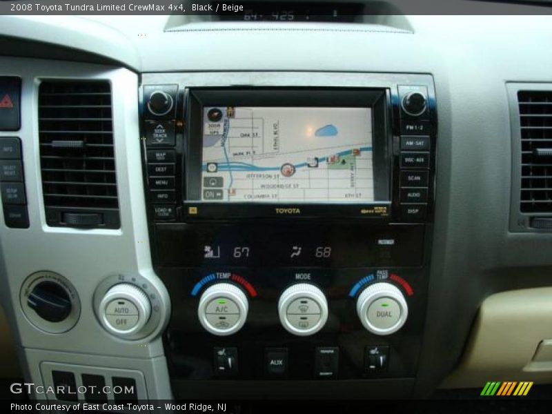 Black / Beige 2008 Toyota Tundra Limited CrewMax 4x4