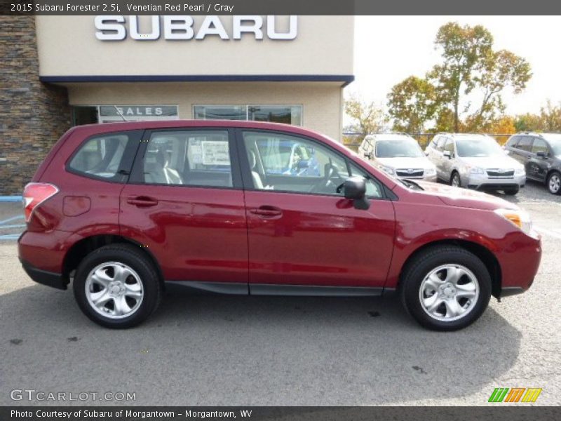 Venetian Red Pearl / Gray 2015 Subaru Forester 2.5i