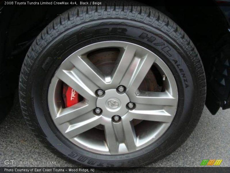 Black / Beige 2008 Toyota Tundra Limited CrewMax 4x4
