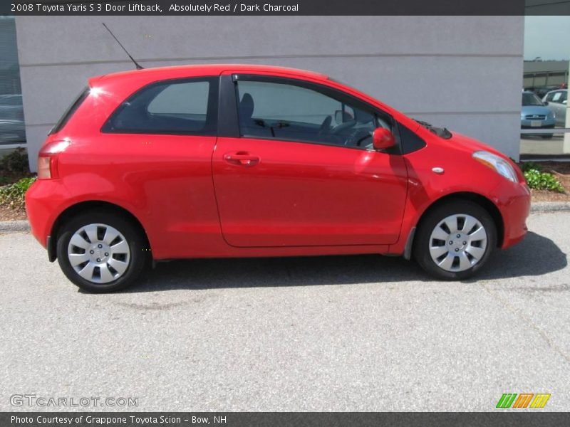 Absolutely Red / Dark Charcoal 2008 Toyota Yaris S 3 Door Liftback