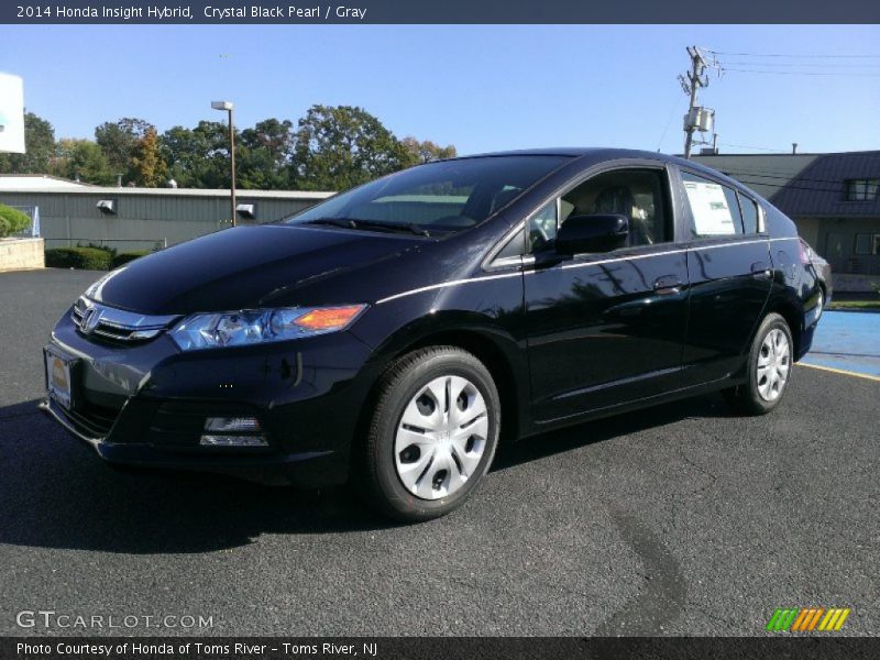 Crystal Black Pearl / Gray 2014 Honda Insight Hybrid