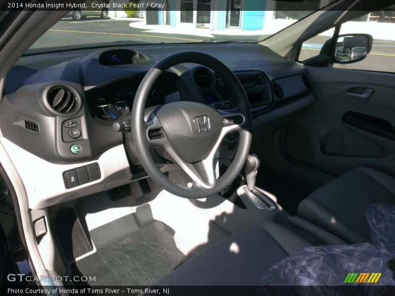 Crystal Black Pearl / Gray 2014 Honda Insight Hybrid