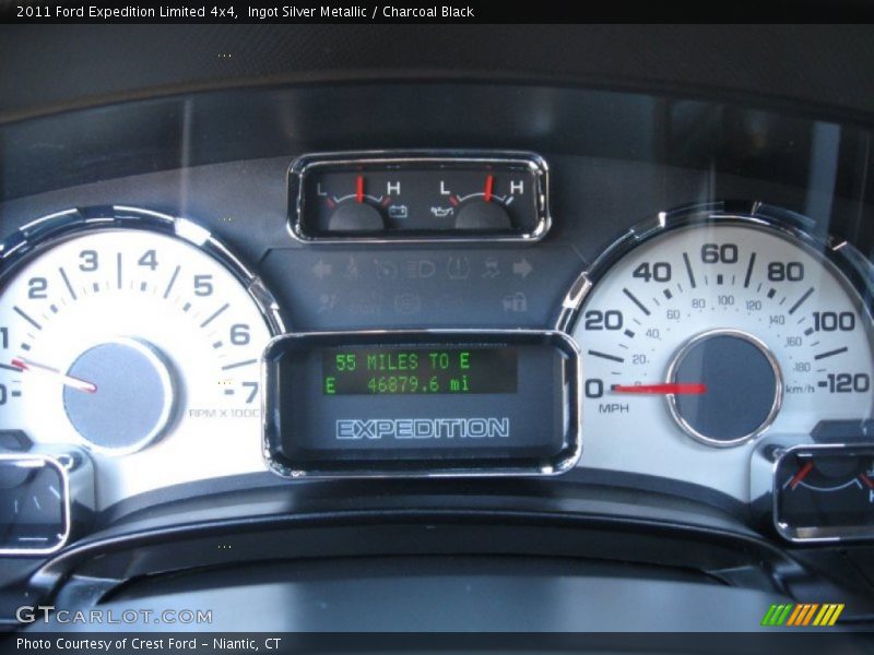 Ingot Silver Metallic / Charcoal Black 2011 Ford Expedition Limited 4x4